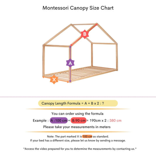 Blush Pink Montessori Canopy - A Type