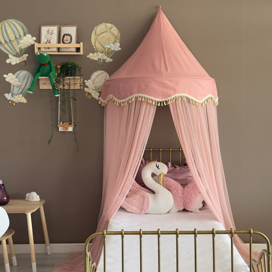 Powder Half Round Kids Canopy, Wall Hanging Play Tent