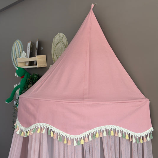 Powder Half Round Kids Canopy, Wall Hanging Play Tent