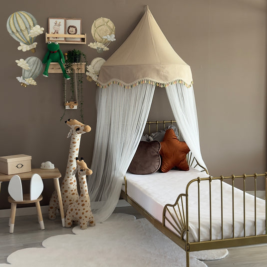 Begie Half Round Kids Canopy, Wall Hanging Play Tent