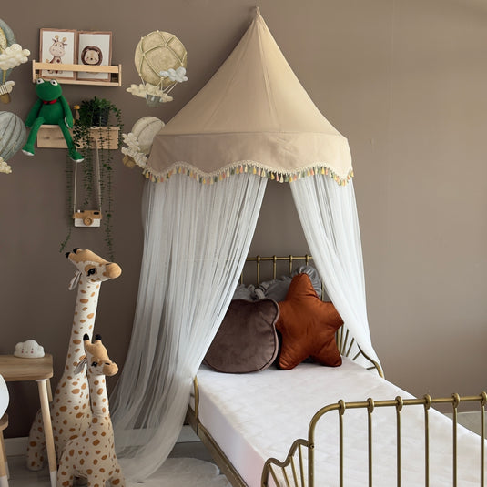 Begie Half Round Kids Canopy, Wall Hanging Play Tent