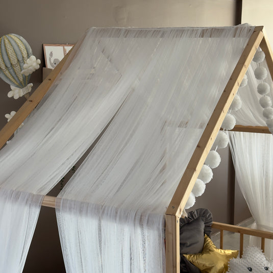 Weißer Montessori Betthimmel - Eine Art