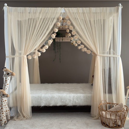 Honey Foam Poster Bed Canopy - Premium