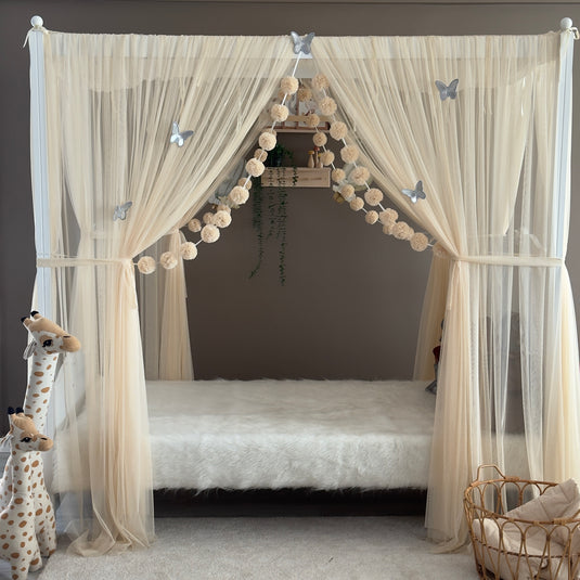 Honey Foam Poster Bed Canopy - Premium