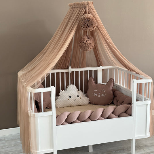 Personalized Crib Bumper Set  - Brown