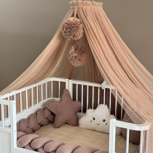 Personalized Crib Bumper Set  - Brown