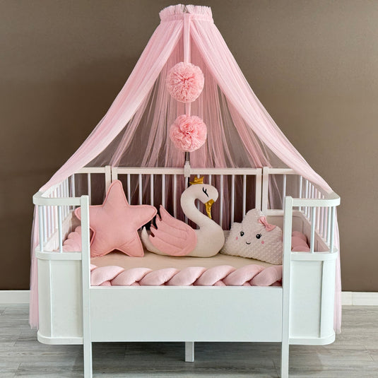 Personalized Crib Bumper Set  - Pink