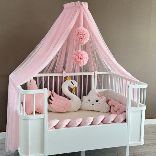 Personalized Crib Bumper Set  - Pink