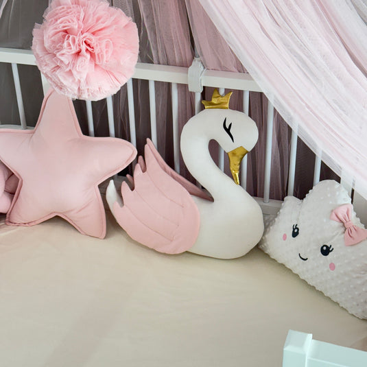 Personalized Crib Bumper Set  - Pink