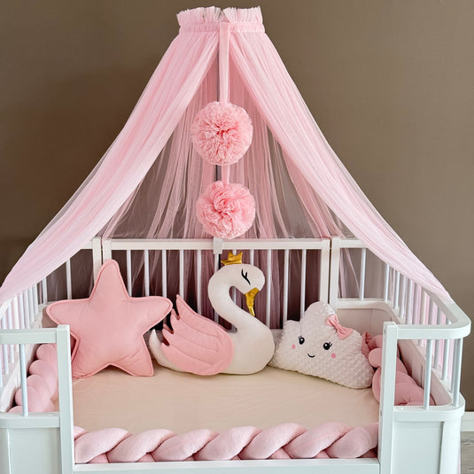 Personalized Crib Bumper Set  - Pink