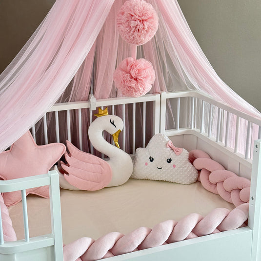 Personalized Crib Bumper Set  - Pink