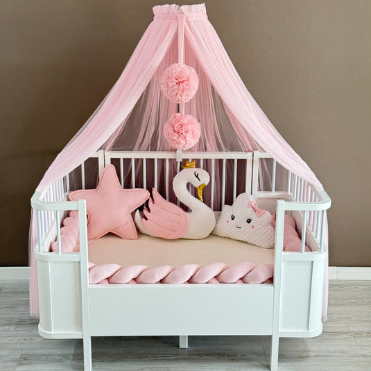 Personalized Crib Bumper Set  - Pink