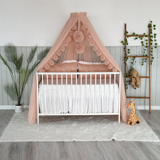Light Powder Crib Canopy