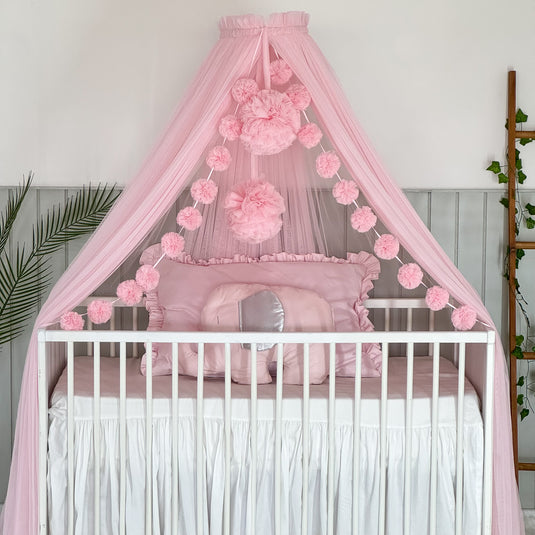 Pink Crib Canopy