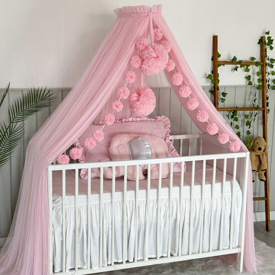 Pink Crib Canopy