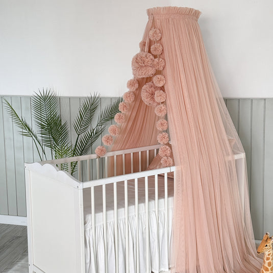 Light Powder Crib Canopy