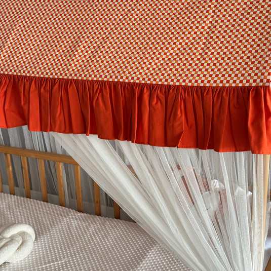 Fabric Roof Montessori Canopy – Orange
