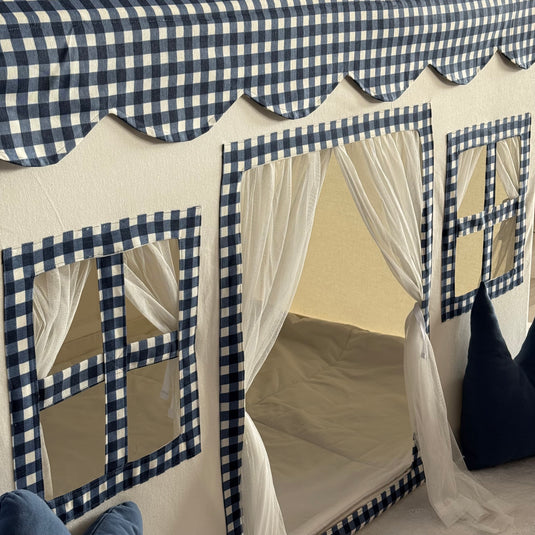 Candy Playhouse - Navy Gingham