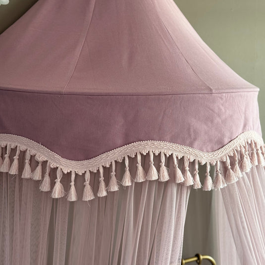 Blush Half Round Kids Canopy, Wall Hanging Play Tent