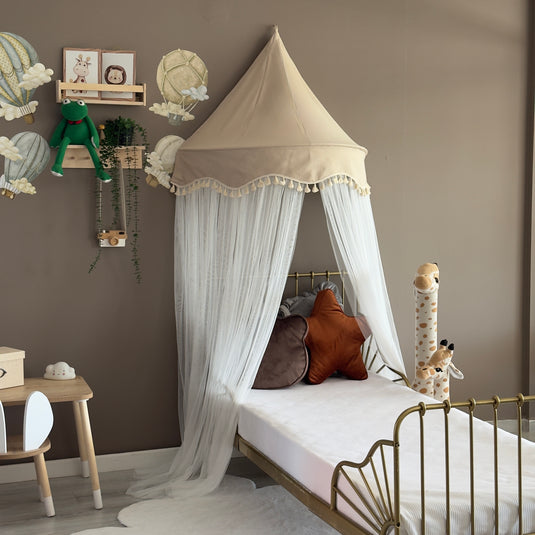 Begie Half Round Kids Canopy, Wall Hanging Play Tent