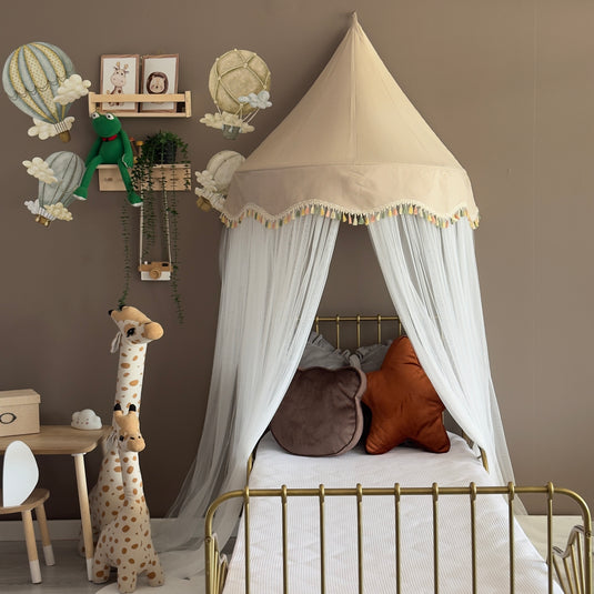 Begie Half Round Kids Canopy, Wall Hanging Play Tent