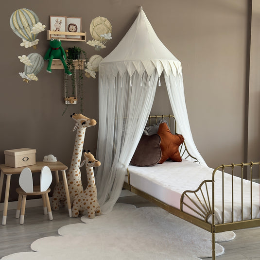 Half Round Kids Canopy, Wall Hanging Play Tent