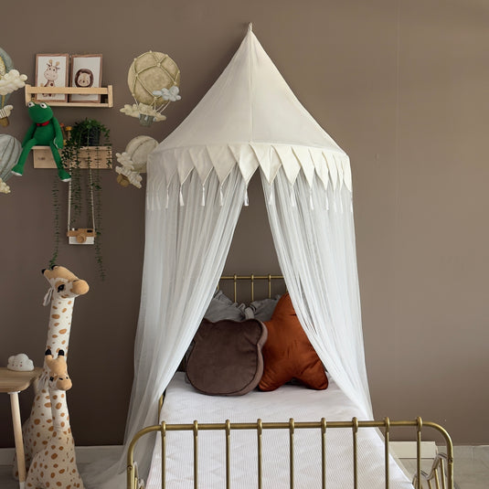 Half Round Kids Canopy, Wall Hanging Play Tent