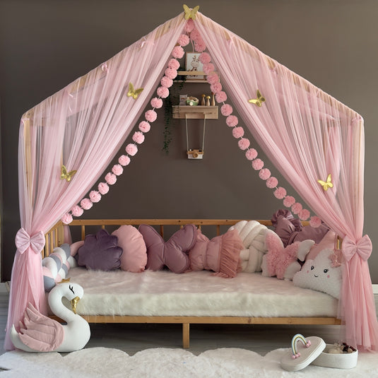 Pink Premium Montessori Baldachin - A-Typ