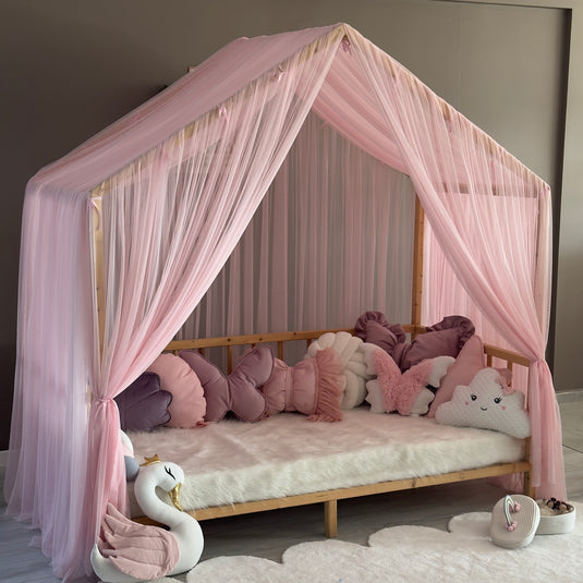 Pink Premium Montessori Baldachin - A-Typ