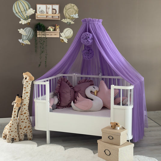 Lilac Crib Canopy