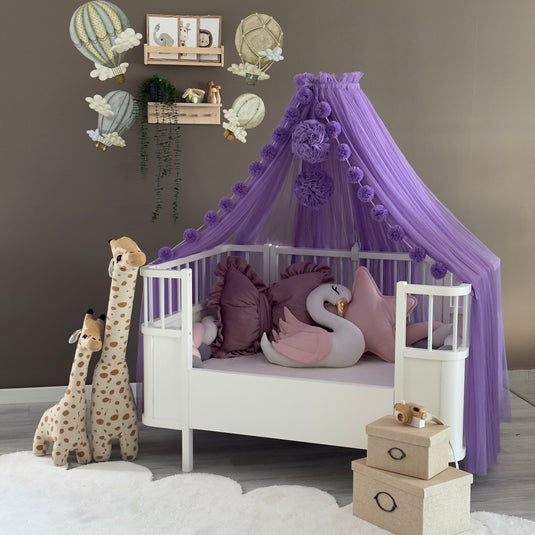 Lilac Crib Canopy