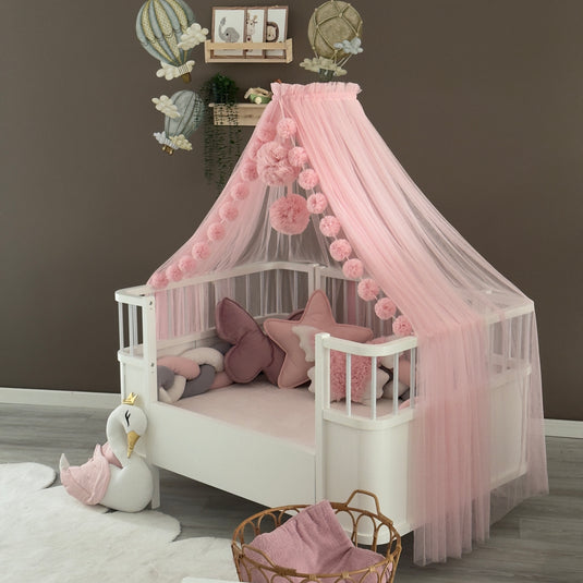 Pink Crib Canopy