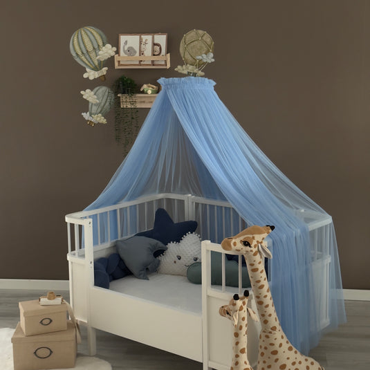 Baby Blue Crib Canopy