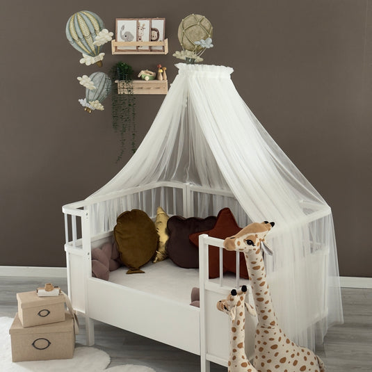 White Crib Canopy