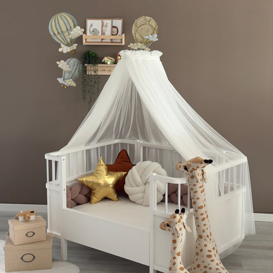 Cream Crib Canopy