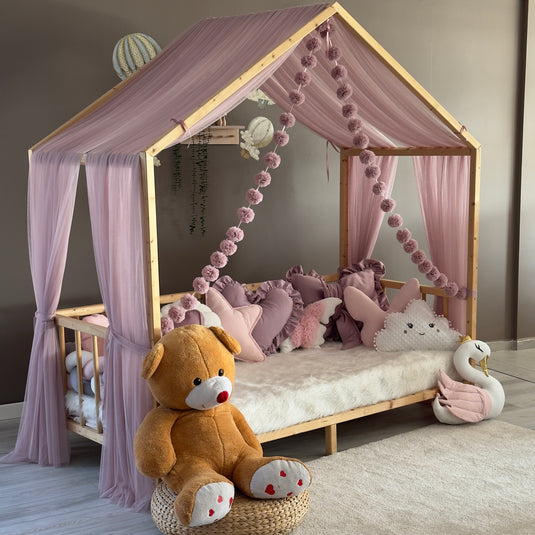 Blush Pink Montessori Canopy - A Type