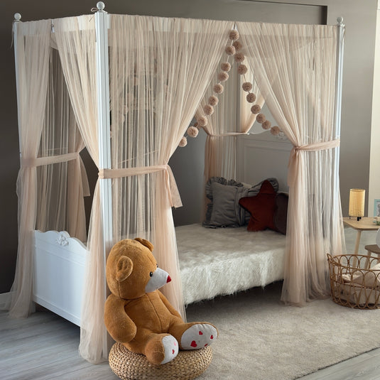 Camel Poster Bed Canopy - Premium