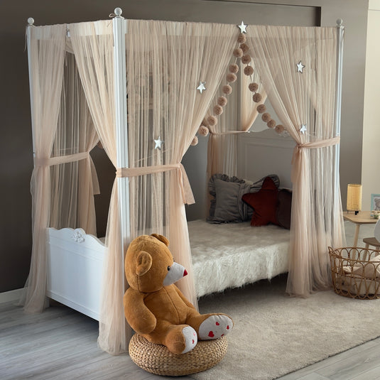 Camel Poster Bed Canopy - Premium