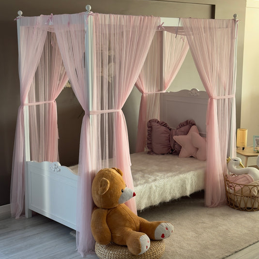 Pink Poster Bed Canopy - Premium