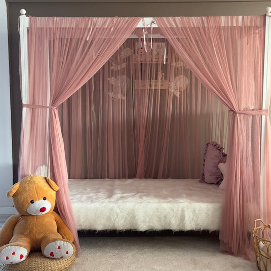 Rose Poster Bed Canopy - Premium