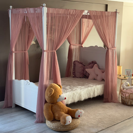 Rose Poster Bed Canopy - Premium