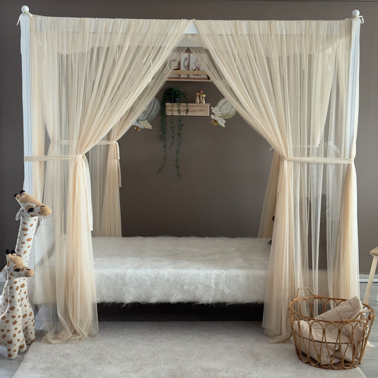 Honey Foam Poster Bed Canopy - Premium