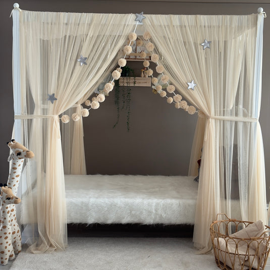 Honey Foam Poster Bed Canopy - Premium