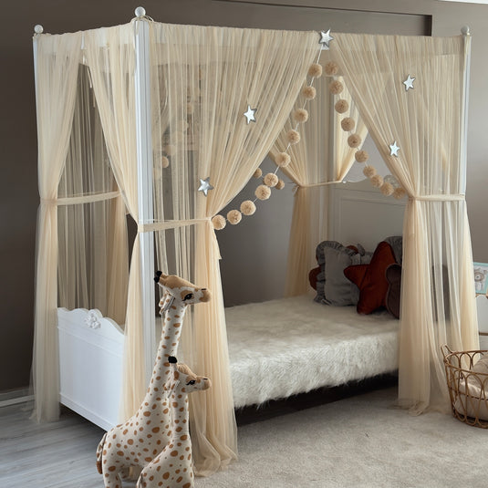 Honey Foam Poster Bed Canopy - Premium