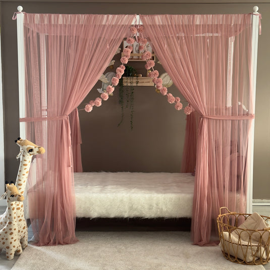 Rose Poster Bed Canopy