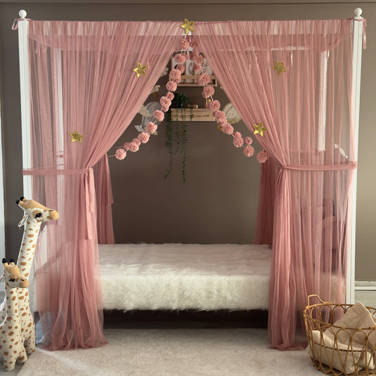 Rose Poster Bed Canopy