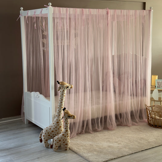 Pink Poster Bed Canopy
