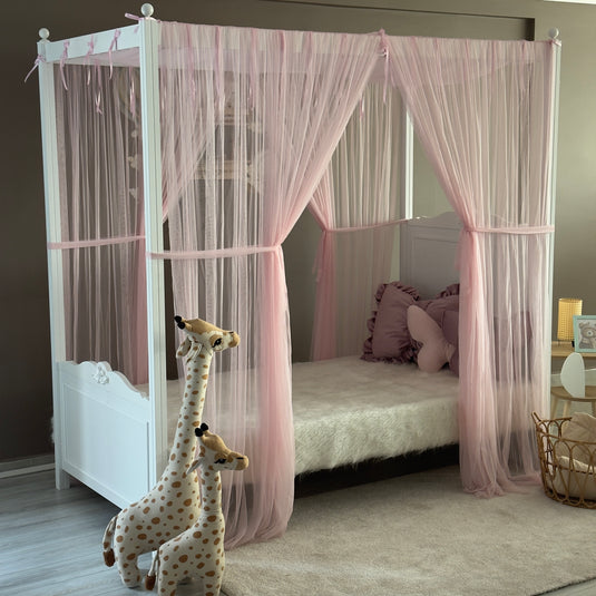 Pink Poster Bed Canopy
