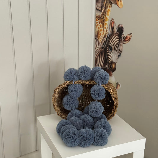 Mini Pompom - Indigo
