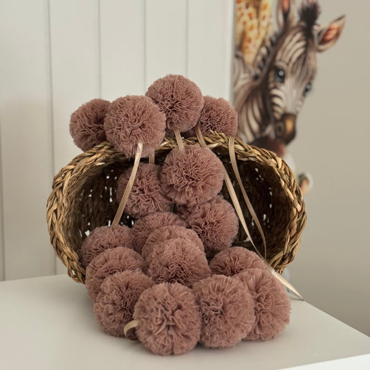 Mini Pompom - Brown
